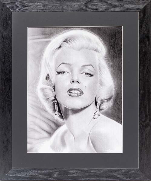 Marilyn Monroe FRAMED MEMORABILIA ART POSTER PRINT | marilyn_monroe_Black_frame.jpg